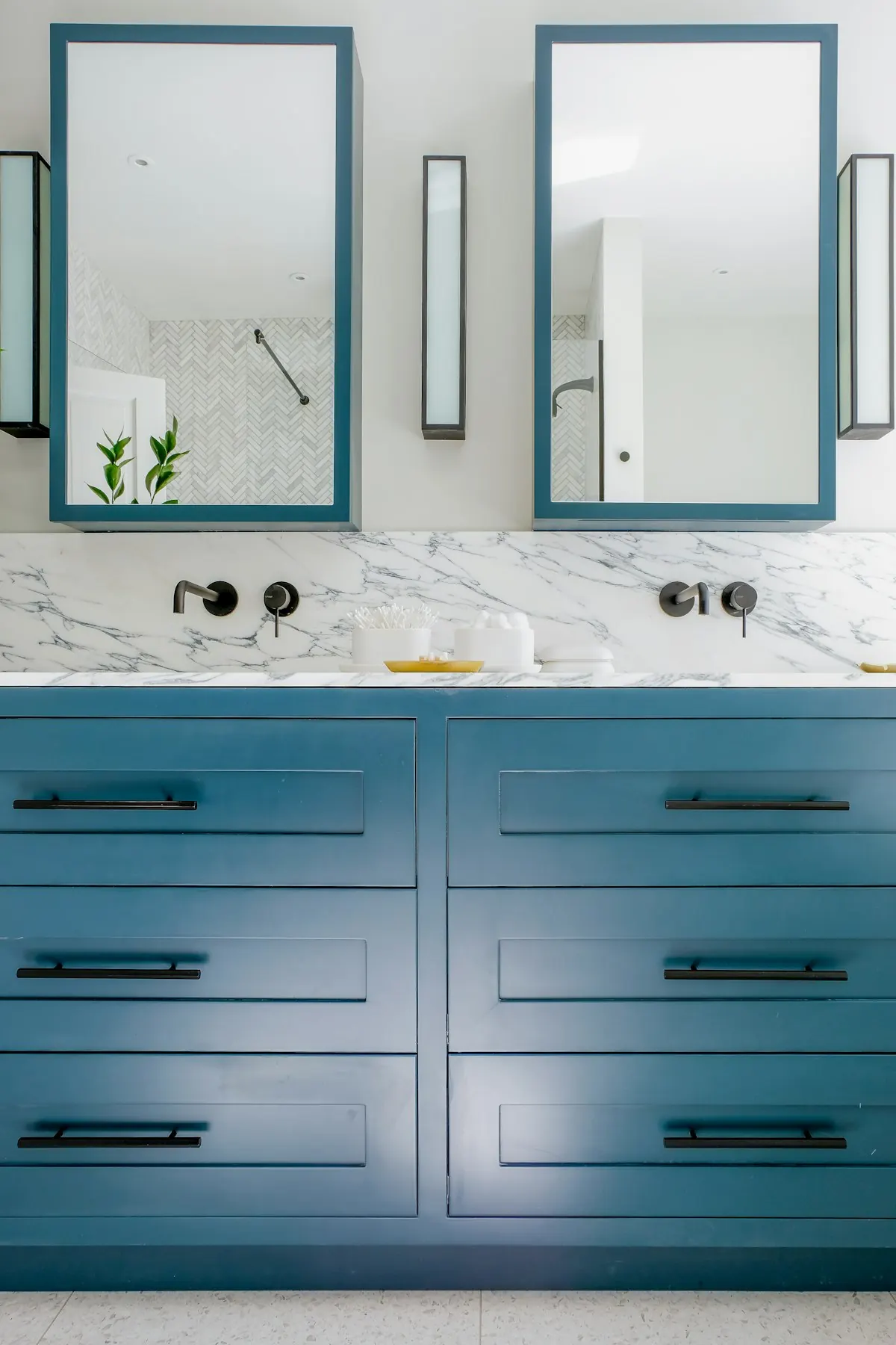 Illustrative photograph of a domestic bathroom sink